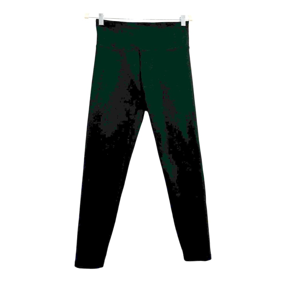 Zobha Womens High Waisted Activewear Leggings Black Large Logo Yoga Pants